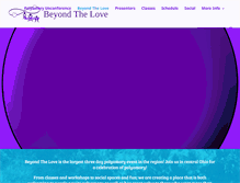 Tablet Screenshot of beyondthelove.org